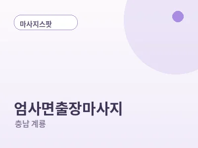 계룡 엄사면 출장마사지